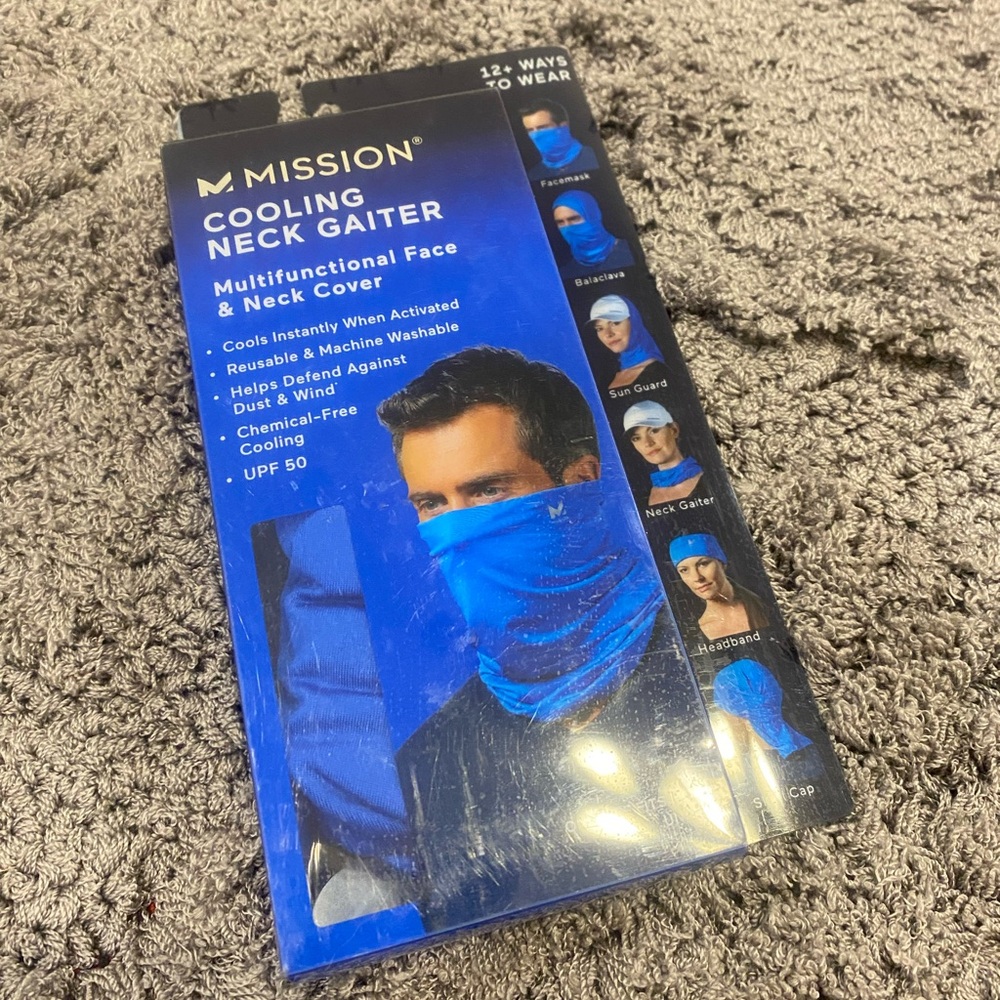 Mission Cooling Neck Gaiter - Blue